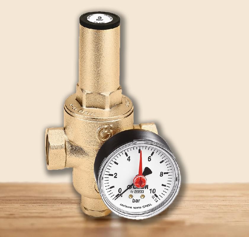 Новое поступление: Итальянские редукторы давления Caleffi с манометром