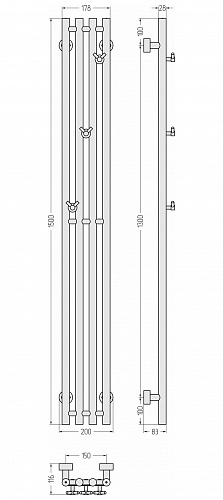 Купить сунержа кантата pro 1500х150 по низкой цене