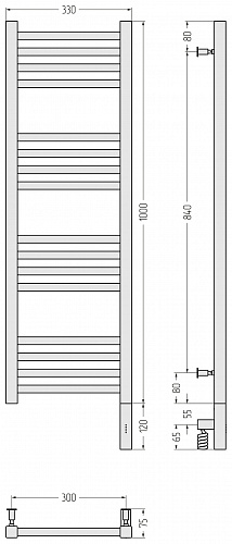 Купить сунержа модус 3.0 1000x300 мэм правый по низкой цене