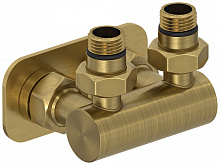 Модуль Сунержа угловой EU50 (2 х НР G 1/2" / 2 х НГ G 3/4")