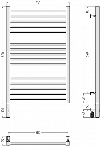Купить сунержа модус 3.0 800х500 мэм левый по низкой цене
