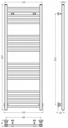 Купить сунержа модус 1200х400 по низкой цене