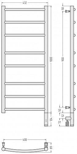 Купить сунержа галант 3.0 1000х400 мэм правый по низкой цене