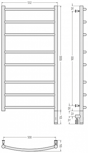 Купить сунержа галант 3.0 1000х500 мэм правый по низкой цене