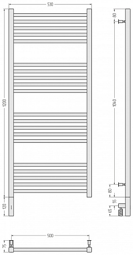 Купить сунержа модус 3.0 1200х500 мэм левый по низкой цене