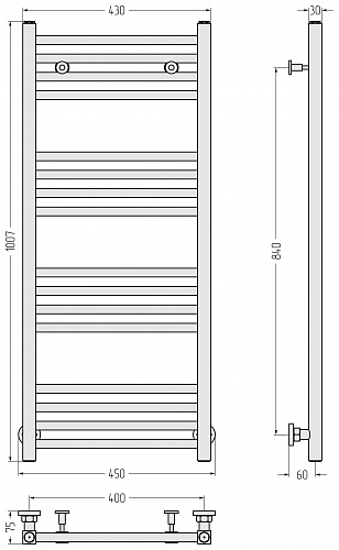 Купить сунержа модус 1000х400 по низкой цене