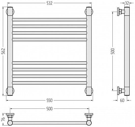 Купить сунержа богема+ прямая 500х500 по низкой цене