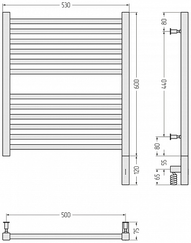 Купить сунержа модус 3.0 600х500 мэм правый по низкой цене