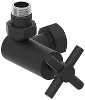 Вентиль Сунержа 3D левый крест (G 1/2" НР х G 3/4" НГ)