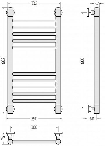 Купить сунержа богема+ прямая 600х300 по низкой цене