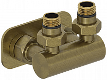 Модуль Сунержа угловой EU50 (2 х НР G 1/2" / 2 х НГ G 3/4")