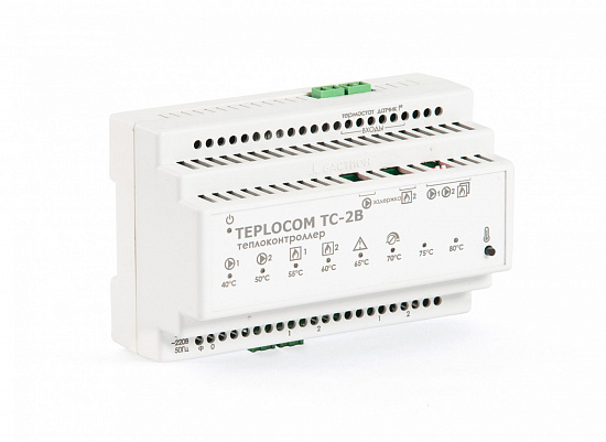 Теплоконтроллер системы водяного отопления TEPLOCOM Каскад TC-2B