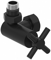Вентиль Сунержа 3D левый крест (G 1/2" НР х G 3/4" НГ)