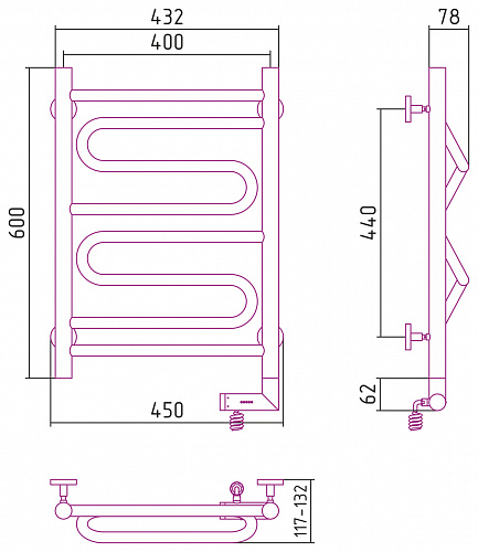 Купить сунержа элегия 2.0 600х400 мэм правый по низкой цене