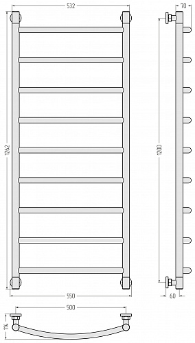 Купить сунержа галант+ 1200х500 по низкой цене