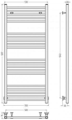 Купить сунержа модус 1200х500 по низкой цене