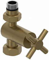 Вентиль Сунержа прямой крест (G 1/2" НР х G 3/4" НГ)