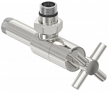 Вентиль Сунержа угловой крест (G 1/2" НР х G 1/2" НР) Вентиль Сунержа угловой крест (G 1/2" НР х G 1/2" НР)