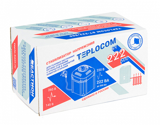 Стабилизатор напряжения TEPLOCOM ST-222/500