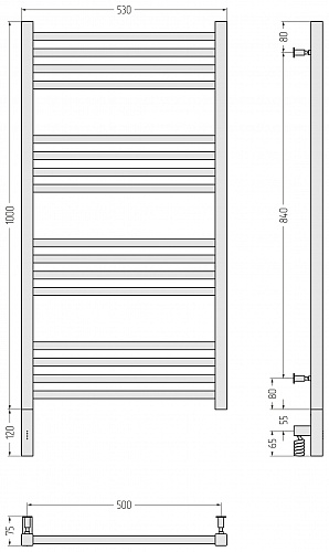 Купить сунержа модус 3.0 1000х500 мэм левый по низкой цене
