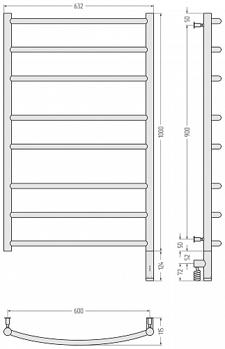 Купить сунержа галант 3.0 1000х600 мэм правый по низкой цене