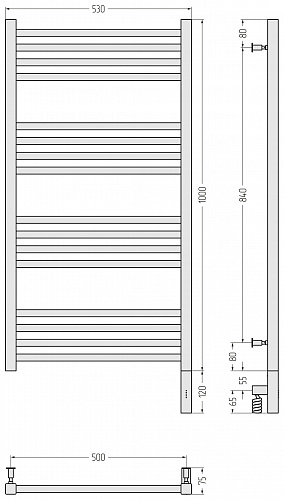 Купить сунержа модус 3.0 1000х500 мэм правый по низкой цене
