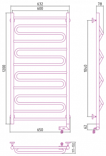 Купить сунержа элегия 2.0 1200х600 мэм правый по низкой цене